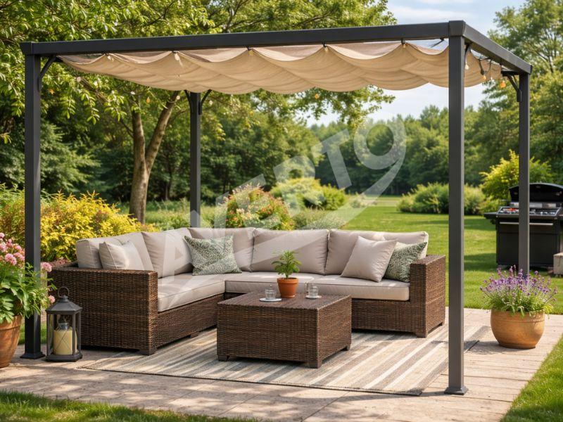 Pavėsinė PERGOLA 3x4 m