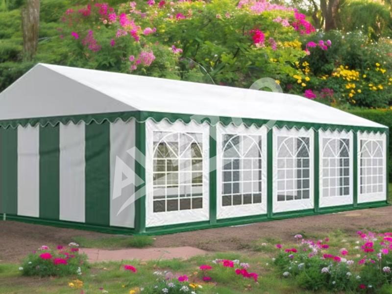 PVC Party Tents 5x10 m for celebrating outdoors Averto