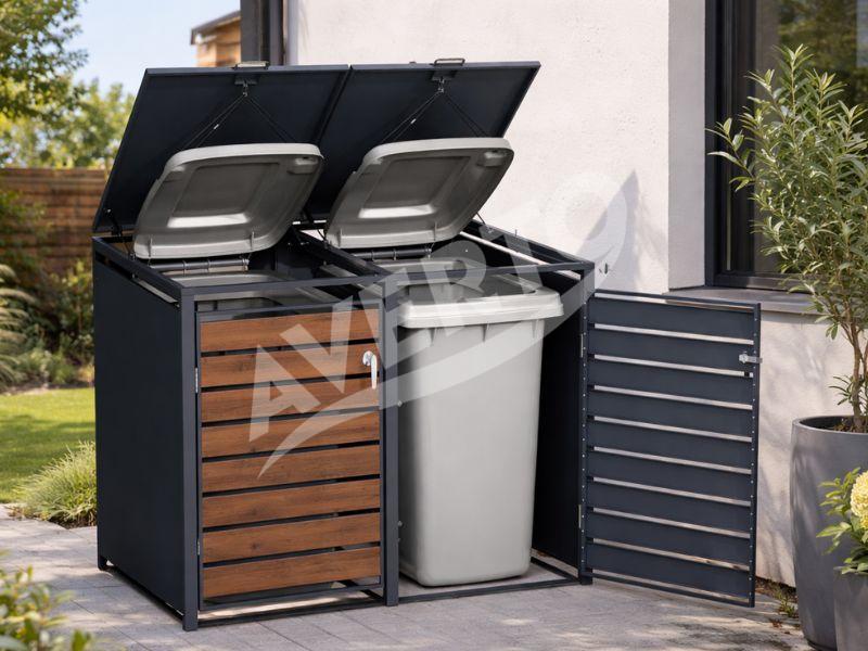 Garbage Bin Storage 60–240L x2
