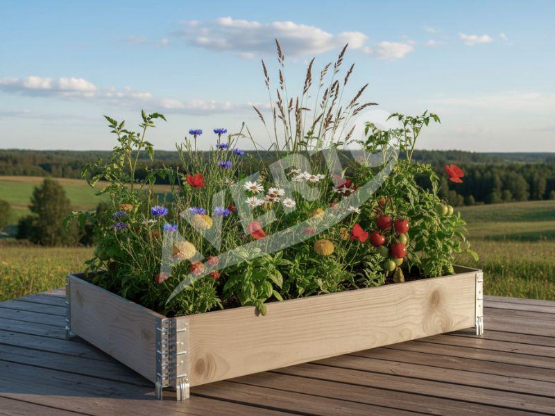 Holzhochbeet 120x80x19