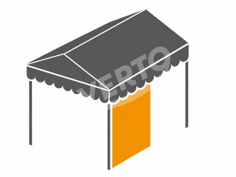 Sidovägg 2 m PVC FULL