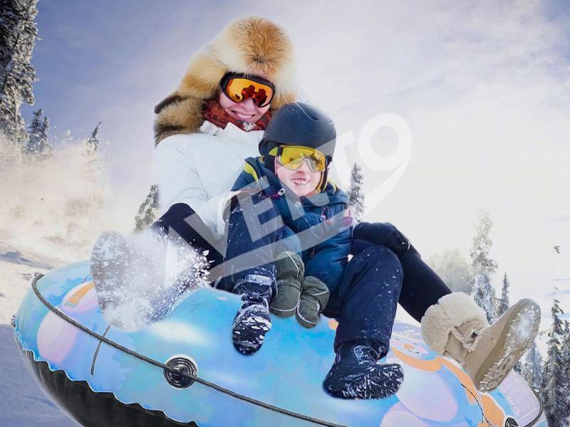 Produktbild von Skinhawk Profi Snow Tube Gruen 100cm Rodelreifen Schneereifen