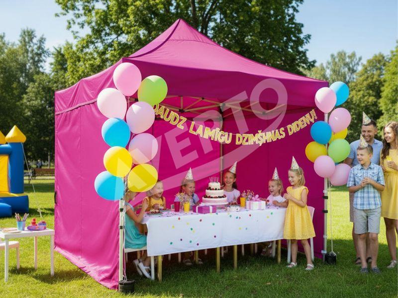 3x3 m ST-HEX45 PINK