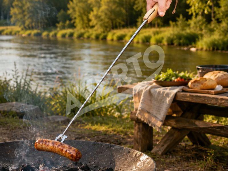Teleskoop-grillkahvel