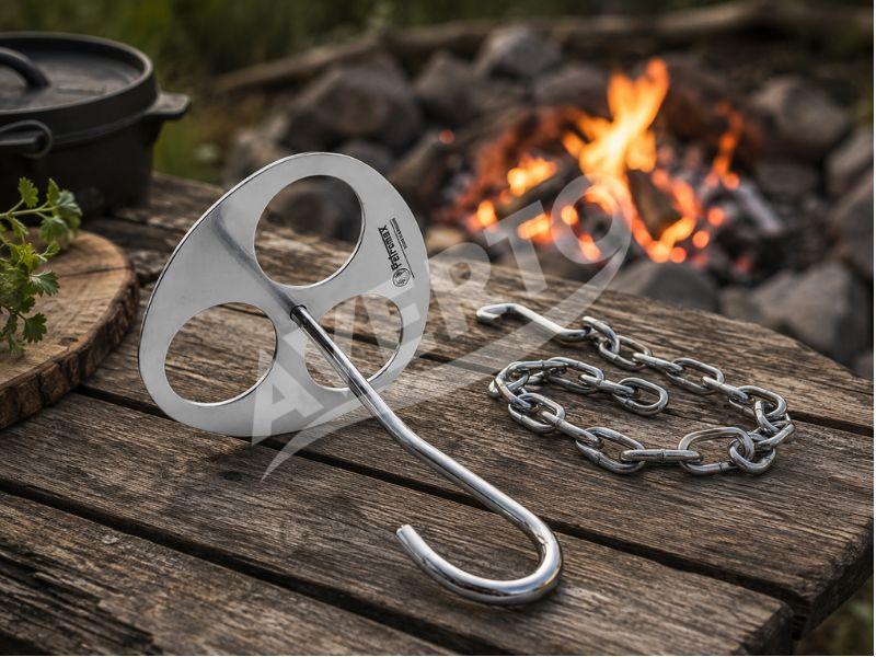 Tripod Ring with Chain