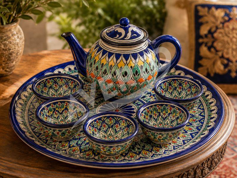 Keramiskt teservis