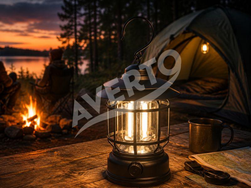 Campinglampa USB LED
