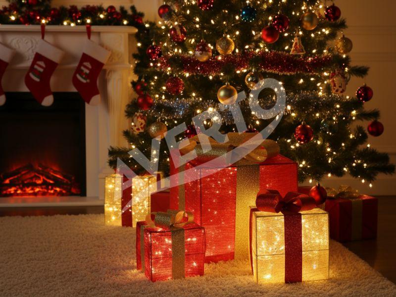LED Dekoras GIFTBOX x3