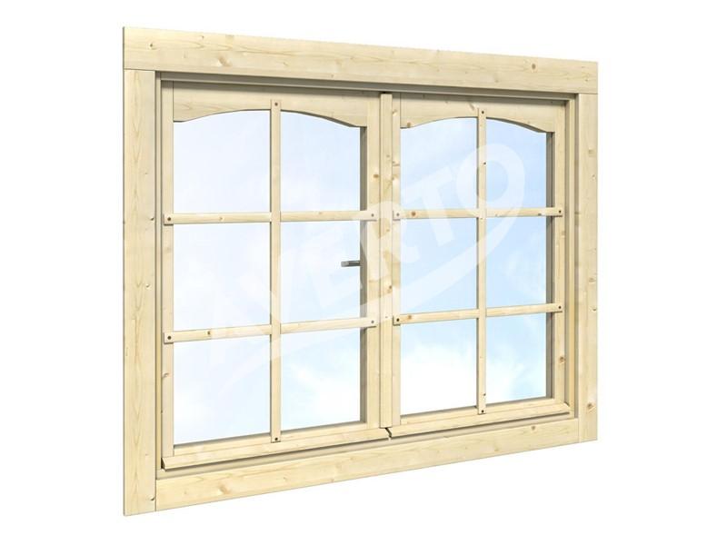 Holz Einzelfenster für 28 und 40 mm Gartenhäuser Averto